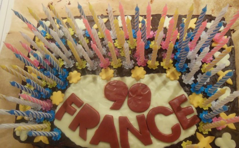 Torta za dedijev 90. rojstni dan
